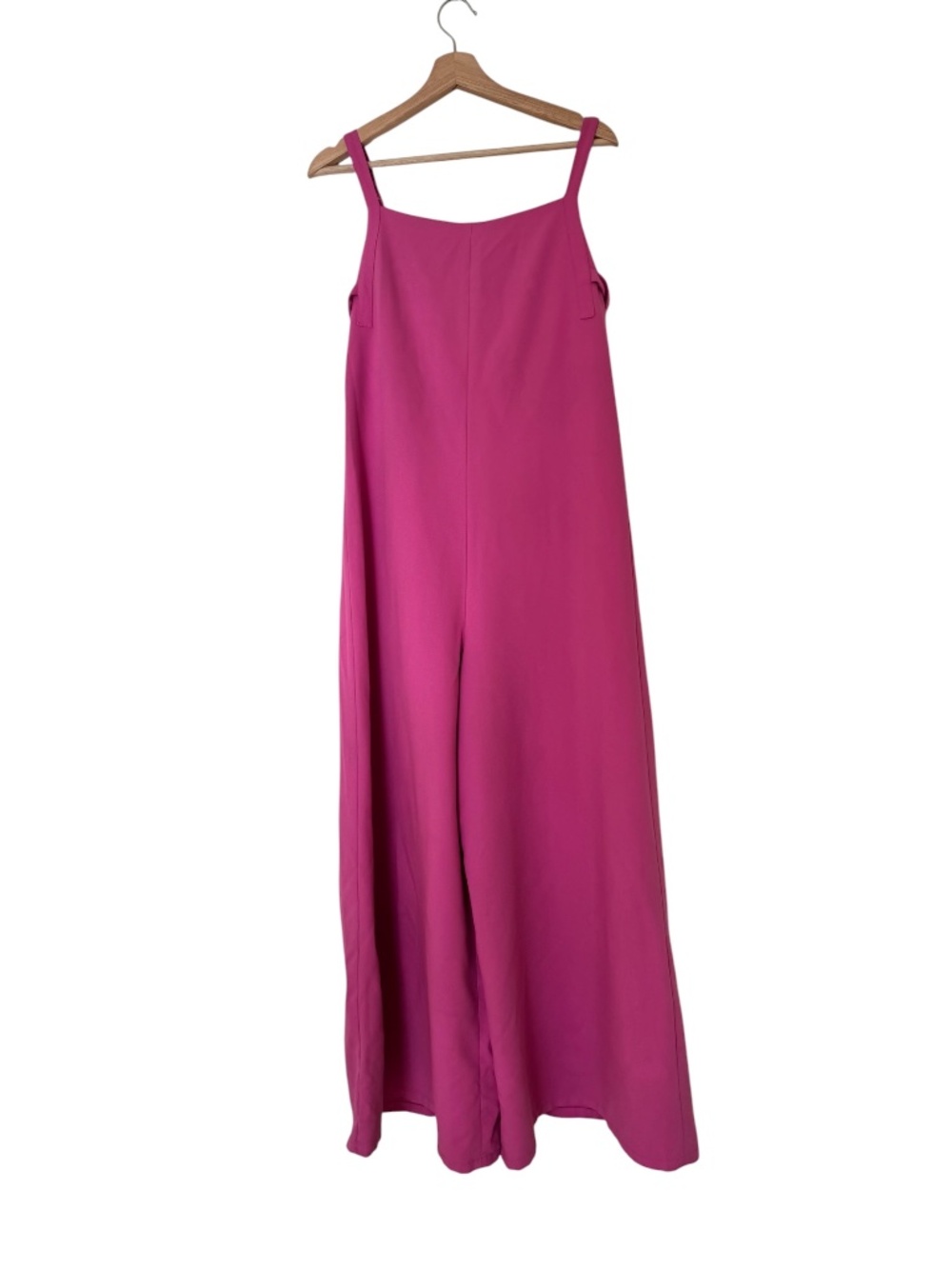 Adam Lippes Pink Wide-Leg Jumpsuit Back Tie Size 10 - Picture 3 of 16